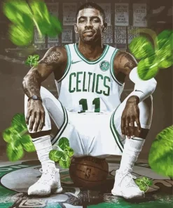 Celtics Kyrie Irving 5D Diamond Painting