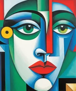 Cubism Face 5D Diamond Painting
