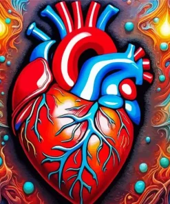 Human Heart Art 5D Diamond Painting