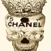 King Chanel Skull 5D Diamond Painting