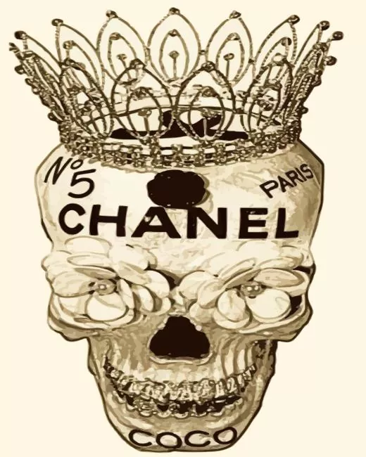 king chanel skull Diamond Dotz King Chanel Skull 5D Diamond Painting