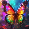 Rainbow Butterfly 5D Diamond Painting