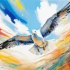 Seagull Flying 5D Diamond Painting