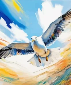 Seagull Flying 5D Diamond Painting