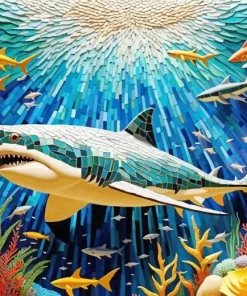 Shark 5D Diamond Painting