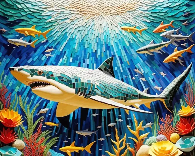 shark Diamond Paintings Shark 5D Diamond Painting