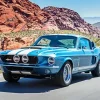 Shelby Mustang Blue Car 5D Diamond Painting