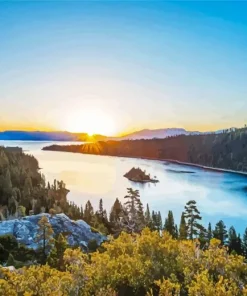 Sierra Nevada Mountains Lake Tahoe 5D Diamond Painting