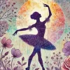 Silhouette Of A Ballerina 5D Diamond Painting