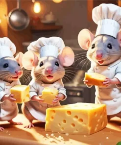Chef Mice 5D Diamond Painting