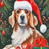 Christmas Dog 5D Diamond Painting
