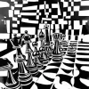 Illustration Chess Board 5D Diamond Painting