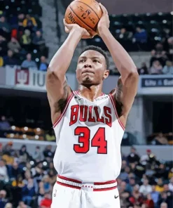 Wendell Carter Jr Chicago Bulls 5D Diamond Painting