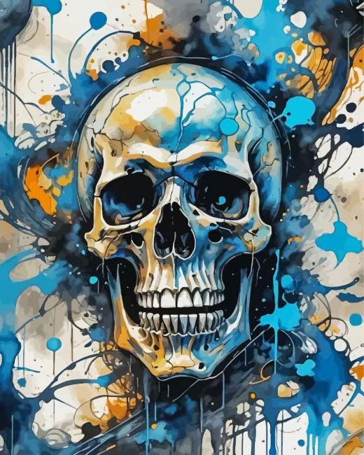 abstract skull Diamond Paintings Abstract Skull 5D Diamond Painting