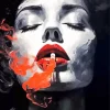 Aesthetic Smoking Lips 5D Diamond Painting