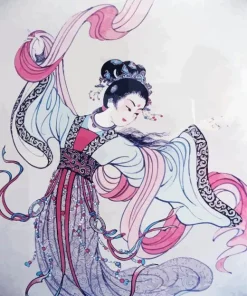 Ancient Chinese Girl 5D Diamond Painting