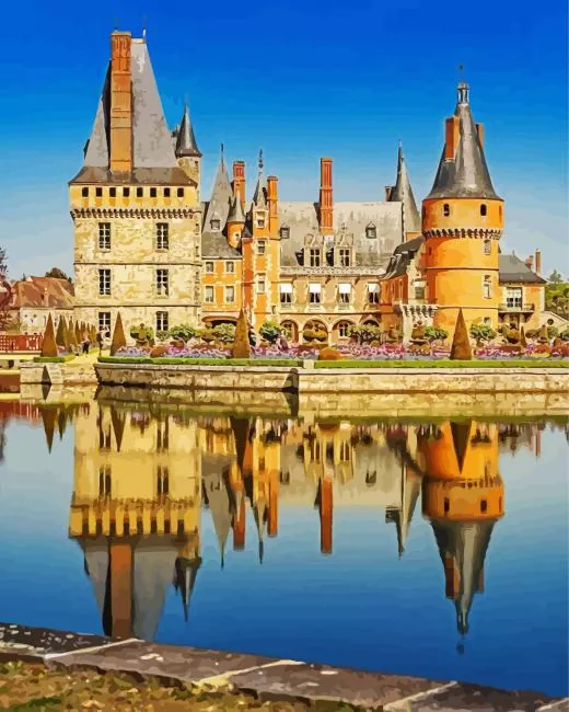 chateau de maintenon Diamond Paints Chateau De Maintenon 5D Diamond Painting