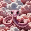 Cute Pink Snake 5D Diamond Painting