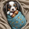 Cute Small Puppy 5D Diamond Painting