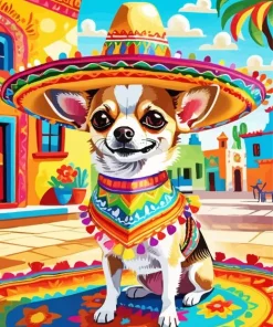 Mexican Chihuahua 5D Diamond Painting