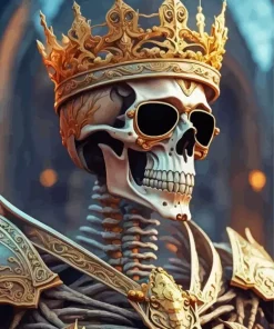 Skeleton Sunglasses Art 5D Diamond Painting