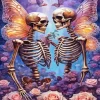 Skeletons Butterflies 5D Diamond Painting