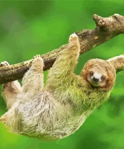 Sloth Branch Art 5D Diamond Painting