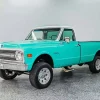 Teal Chevrolet 5D Diamond Painting